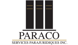 Logo de Paraco, services parajuridiques inc.